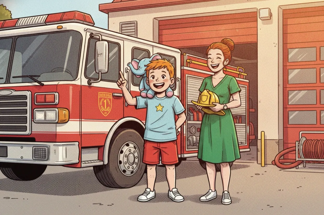Titelbild von Finn und der Feuerwehrtag