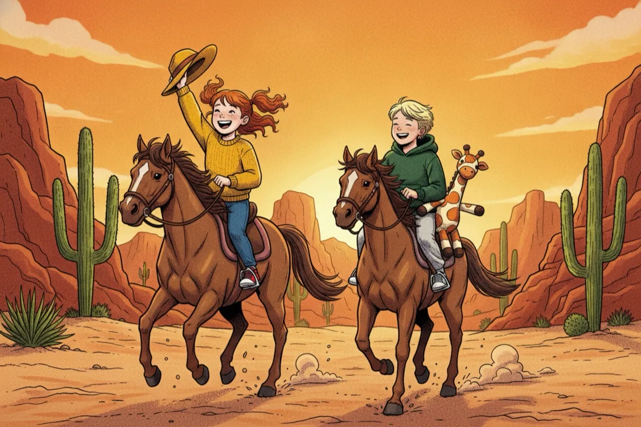 Titelbild von Die Pfeffernüsse im Wilden Westen